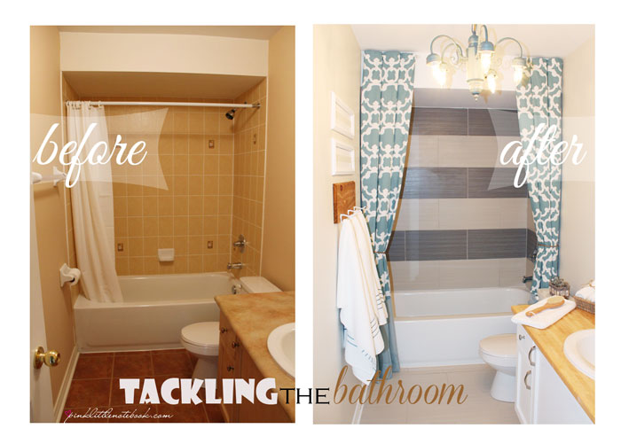 Tackling The Bathroom Big Reveal, Bathroom Makeover Before And After Photoshoot