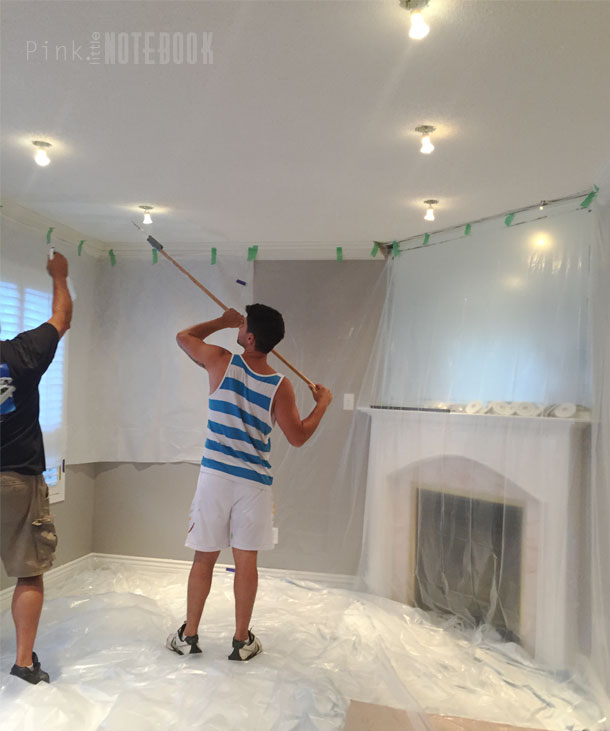 DIY Popcorn Ceiling Removal - The Craftsman Blog