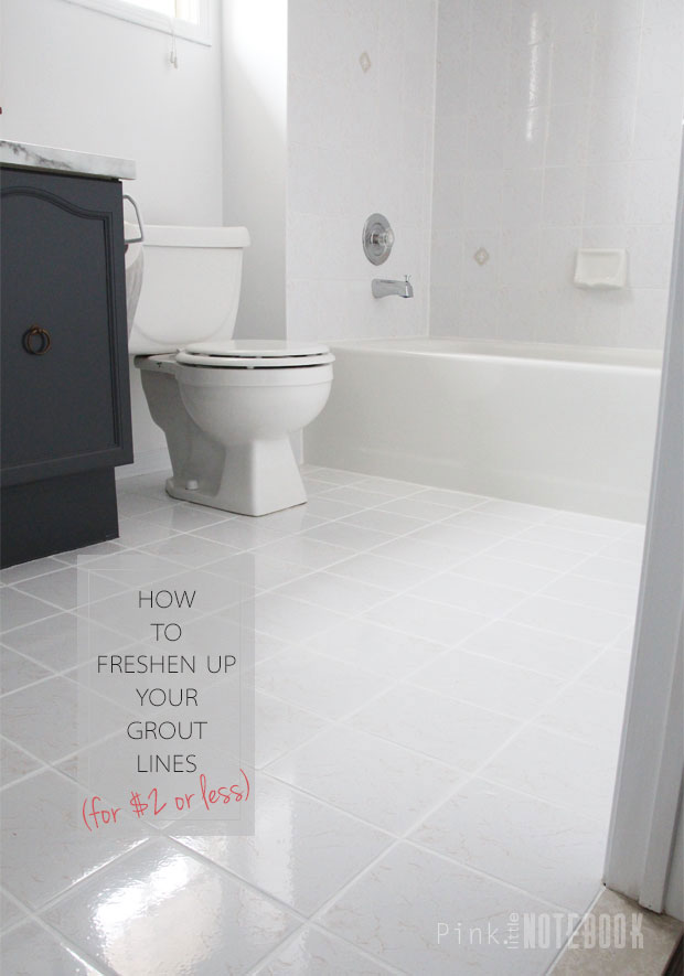 How To Freshen Up Your Grout Lines For 2 Or Less Pink