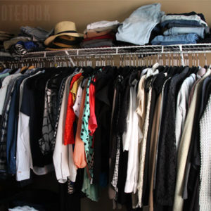 before: designing my walk-in closet makeover