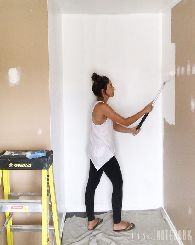 Painting the closet white