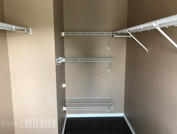 wire shelves are hard to remove