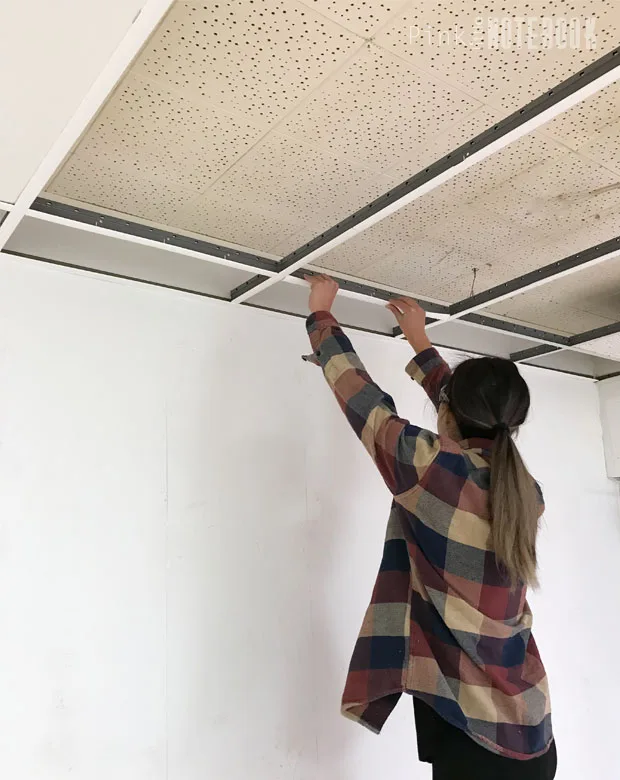 Diy How To Update Old Ceiling Tile